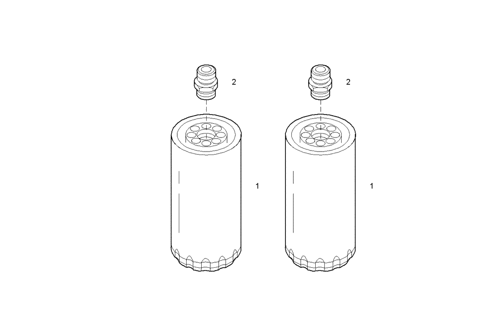 Схема запчастей Case IH F3AE0684D B006 - (3020.093) - OIL FILTERS 