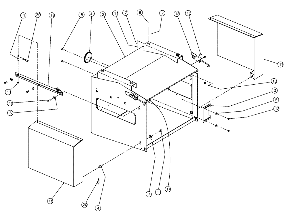 Схема запчастей Case IH FLX810 - (02-017) - VALVE BOX GROUP, DOUBLE & TRIPLE BIN Bin Group