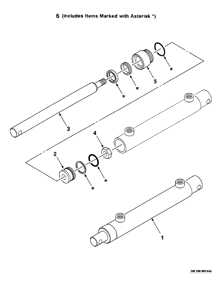 Схема запчастей Case IH 8830 - (8-12) - HYD. CYL. ASSEMBLY, REEL, MASTER, 700709507 HYD. CYL. ASSEMBLY COMPLETE, 1-1/2" BORE X 9-3/8" STROKE (35) - HYDRAULIC SYSTEMS