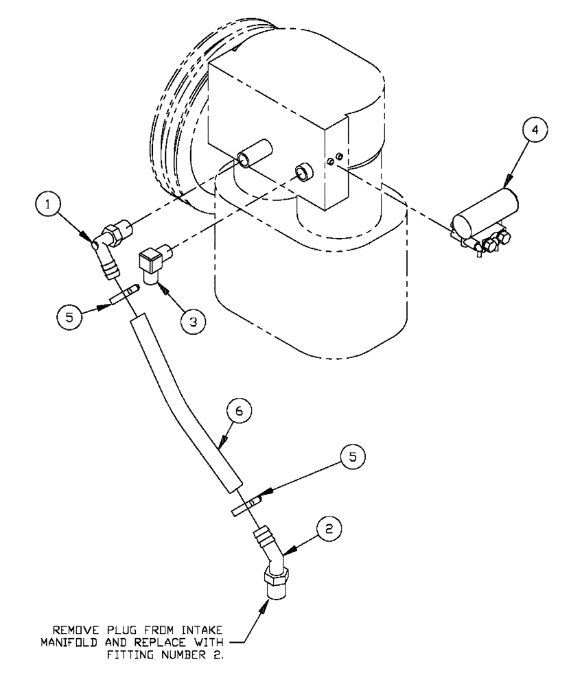 Схема запчастей Case IH FLX3330B - (07-003) - AIR COMPRESSOR GROUP (FLX3300B CAT ENGINE & FLX3330B) Pneumatics