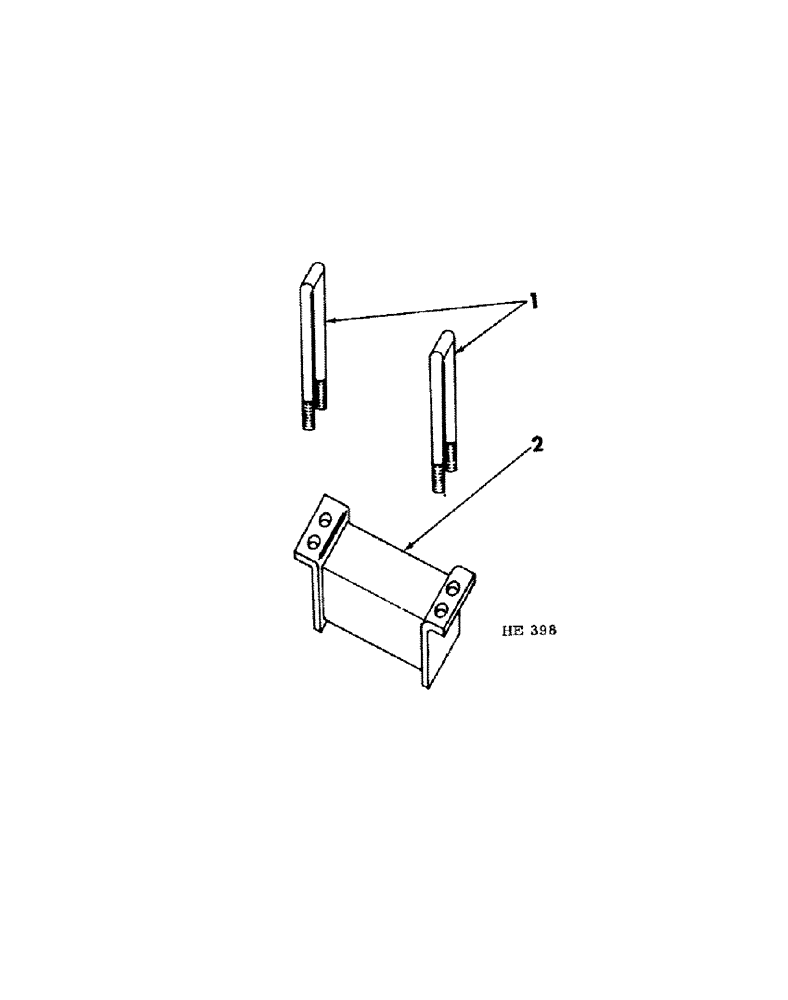 Схема запчастей Case IH 55 - (12-10[A]) - FORWARD SHANK MOUNTING BRACKET (SPECIAL) (25 & 31 FT. MACHINE) 