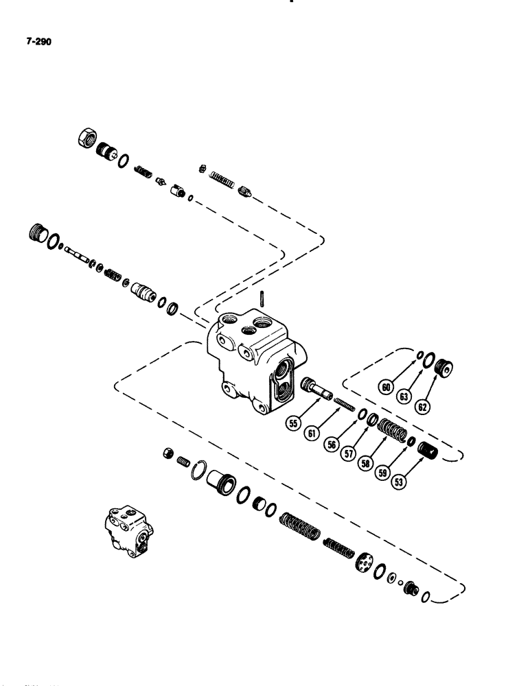 Схема запчастей Case IH 2294 - (7-290) - BRAKE VALVE ASSEMBLY (07) - BRAKES