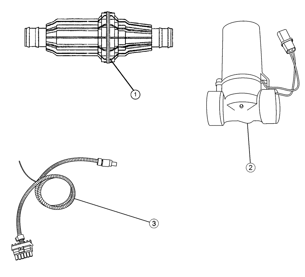 Схема запчастей Case IH 3150 - (12-007) - CONTROL, NONE OPTION (06) - ELECTRICAL