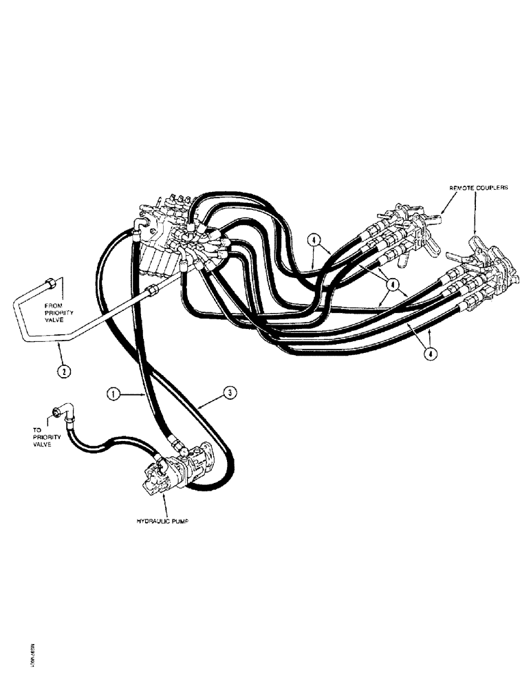 Схема запчастей Case IH 9370 - (1-20) - PICTORIAL INDEX, HIGH OUTPUT REMOTE HYDRAULICS (00) - PICTORIAL INDEX