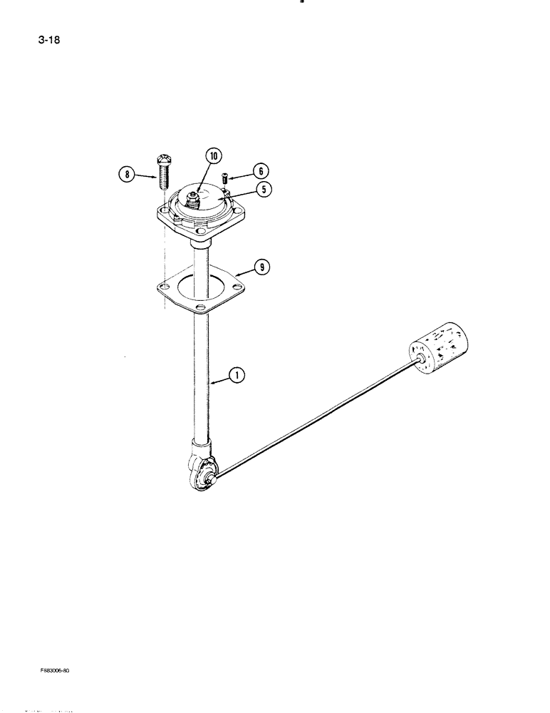 Схема запчастей Case IH STEIGER - (3-18) - FUEL SENSOR ASSEMBLY (03) - FUEL SYSTEM