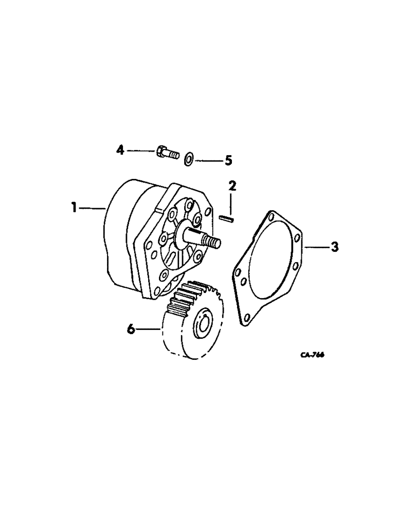 Схема запчастей Case IH 715 - (10-33) - HYDRAULICS, HYDRAULIC LIFT PUMP, NOT HYDRAULIC REEL DRIVE, CESSNA (07) - HYDRAULICS