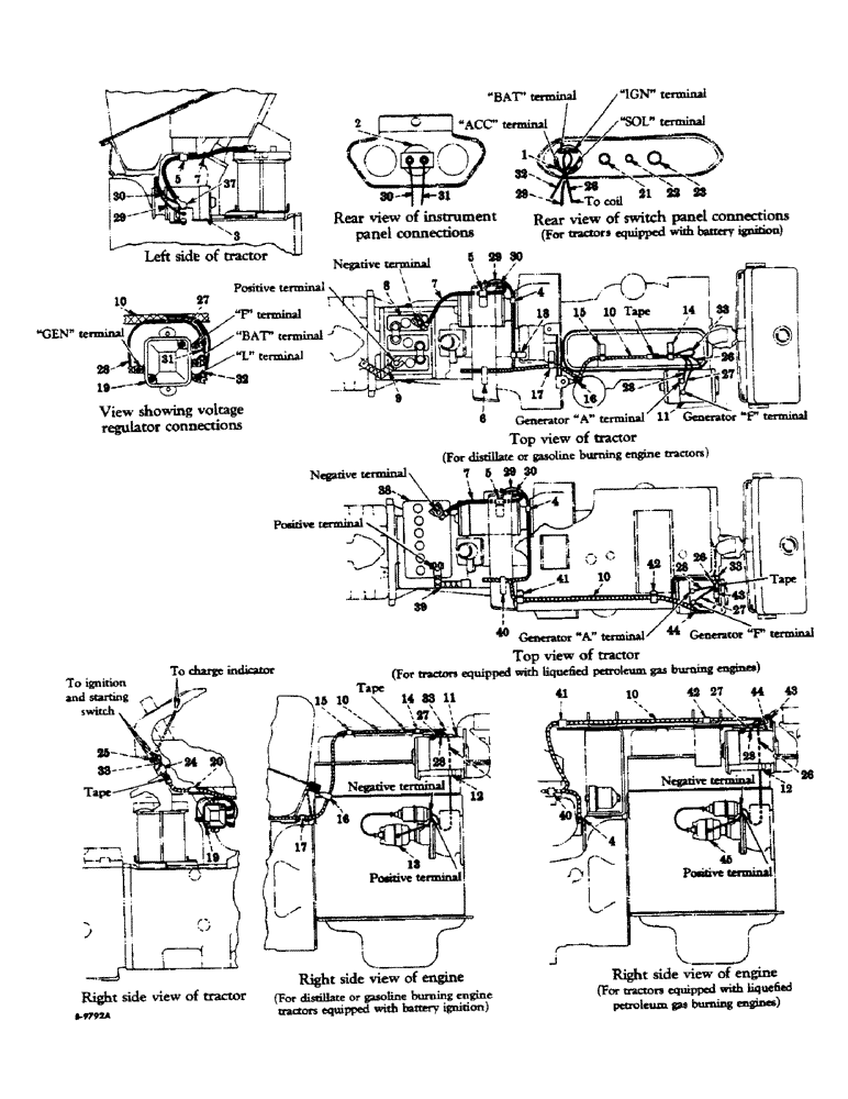 Схема запчастей Case IH 300 - (118) - ELECTRICAL SYSTEM, CARBURETED ENGINE, IGNITION AND STARTING SYSTEM, 6 AND 12 VOLT (06) - ELECTRICAL SYSTEMS