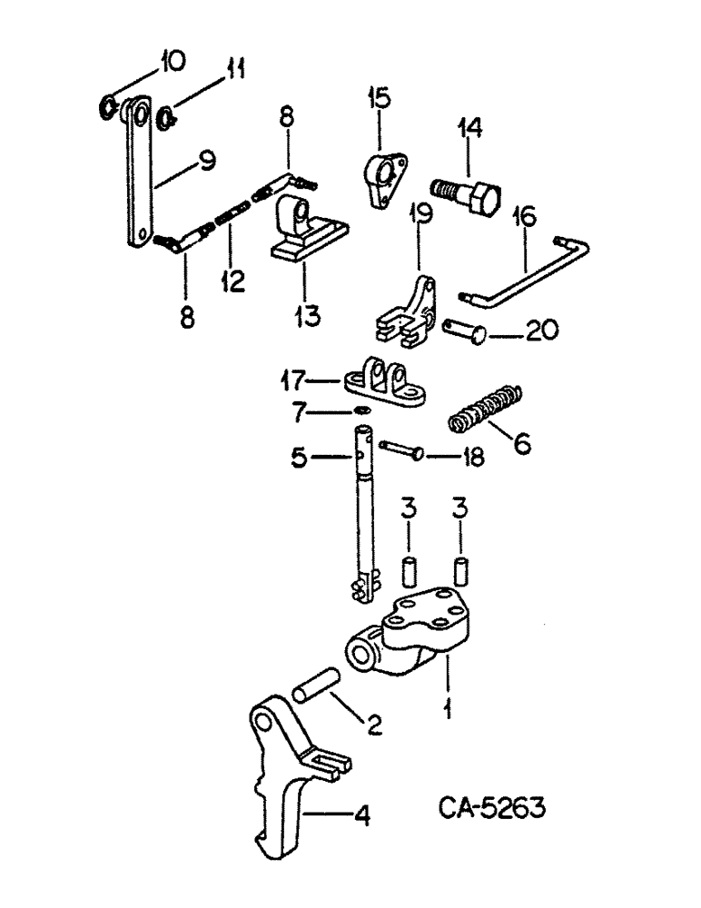 Схема запчастей Case IH 986 - (07-26) - DRIVE TRAIN, PARK LOCK BRAKE, RANGE TRANSMISSION (04) - Drive Train