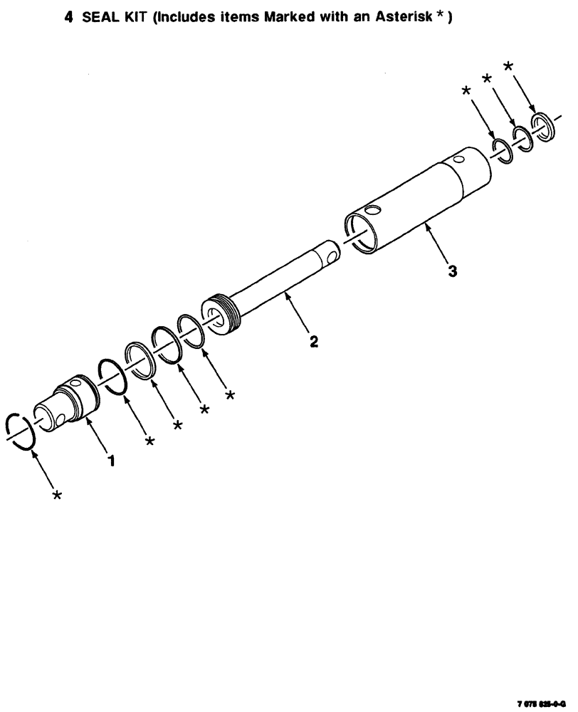 Схема запчастей Case IH 8860 - (08-20) - HYDRAULIC CYLINDER ASSEMBLY (ACTUATOR) (35) - HYDRAULIC SYSTEMS