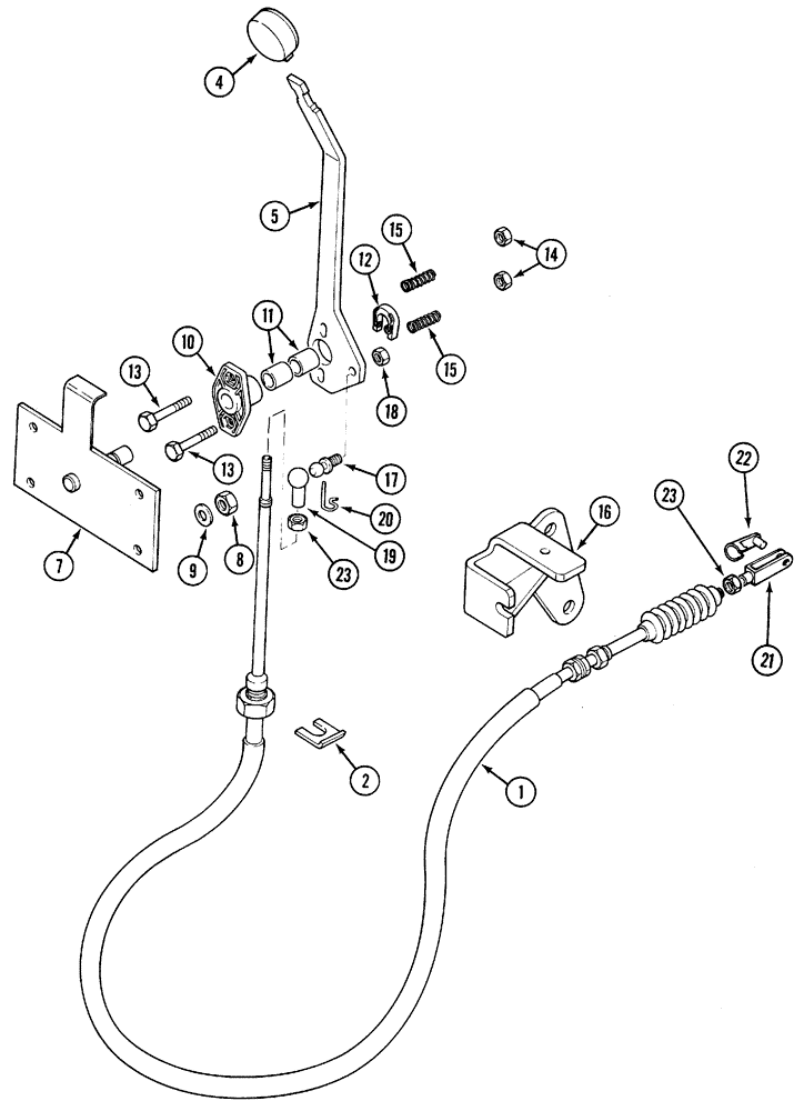 Схема запчастей Case IH 5130 - (6-050) - TRANSMISSION, CREEPER CONTROL (06) - POWER TRAIN