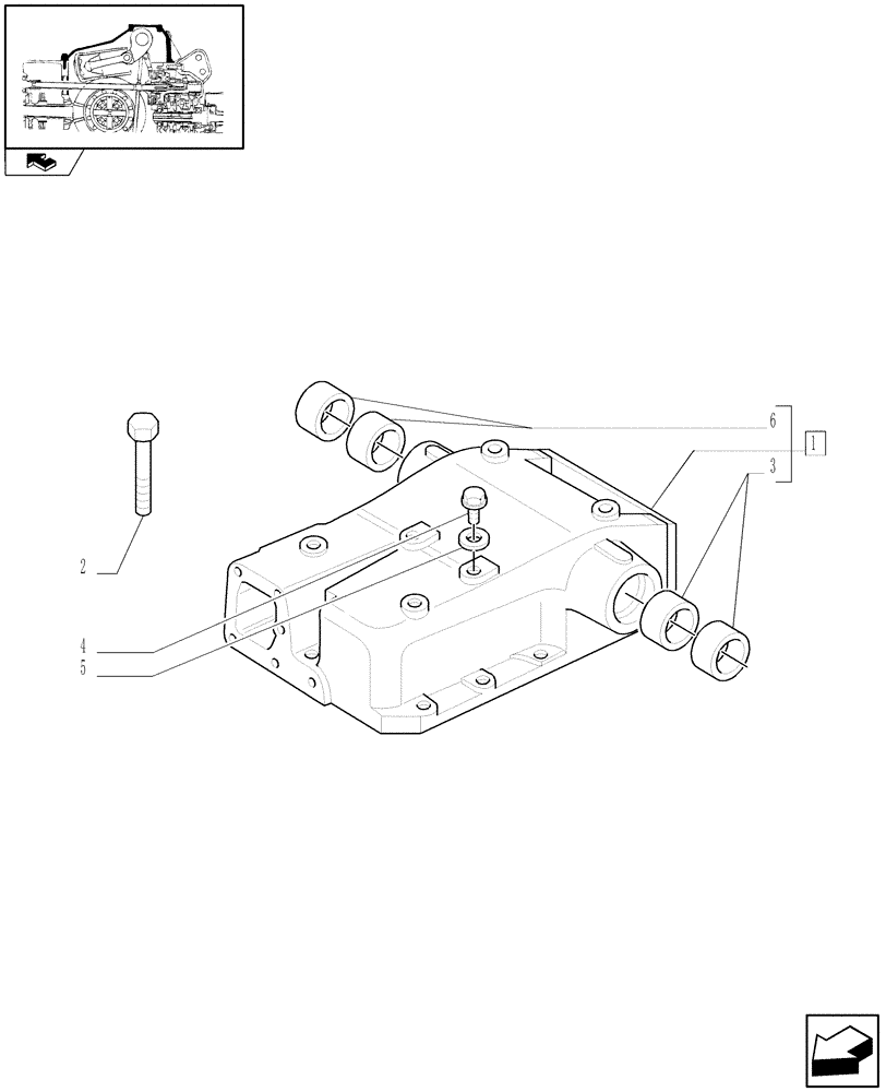 Схема запчастей Case IH JX70 - (1.82.0[01]) - LIFTER, HOUSING AND COVERS (07) - HYDRAULIC SYSTEM