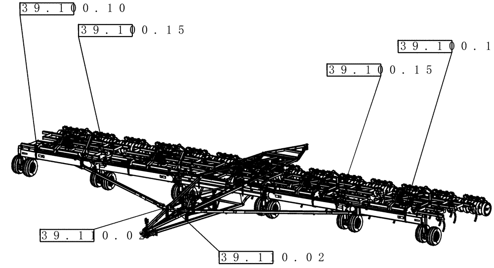 Схема запчастей Case IH 700 - (00.000.02) - PICTORIAL INDEX - POSITION SENSORS (00) - GENERAL & PICTORIAL INDEX