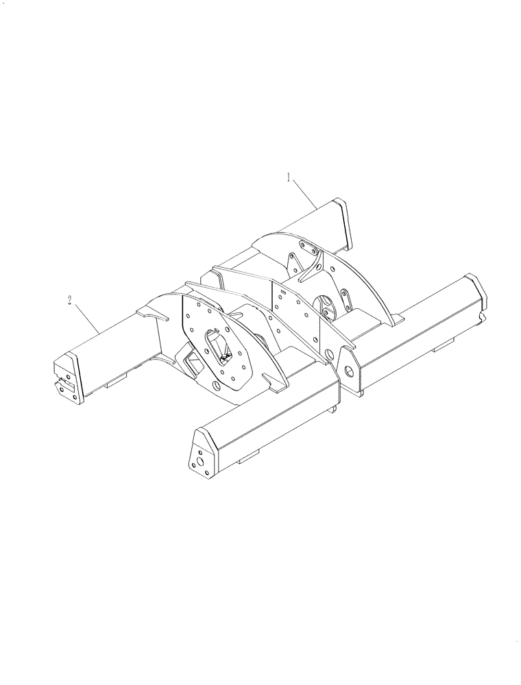 Схема запчастей Case IH 8120 - (48.999.01[06]) - TRACK FRAME KIT (48) - TRACKS & TRACK SUSPENSION