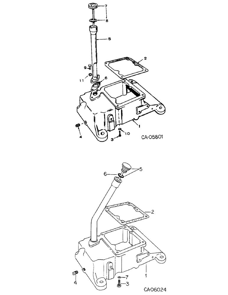 Схема запчастей Case IH 4130 - (12-03) - POWER, OIL BASE (04) - Drive Train