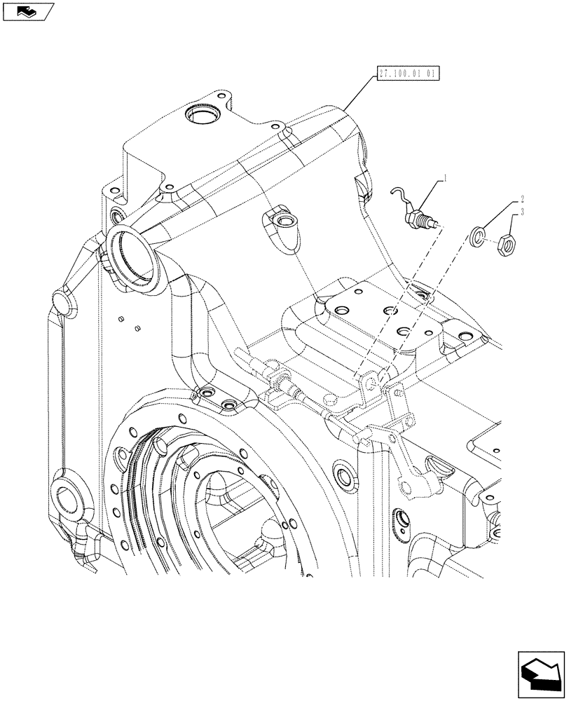 Схема запчастей Case IH PUMA 145 - (55.048.01) - GROUND SPEED PTO - PTO REED SWITCH (55) - ELECTRICAL SYSTEMS