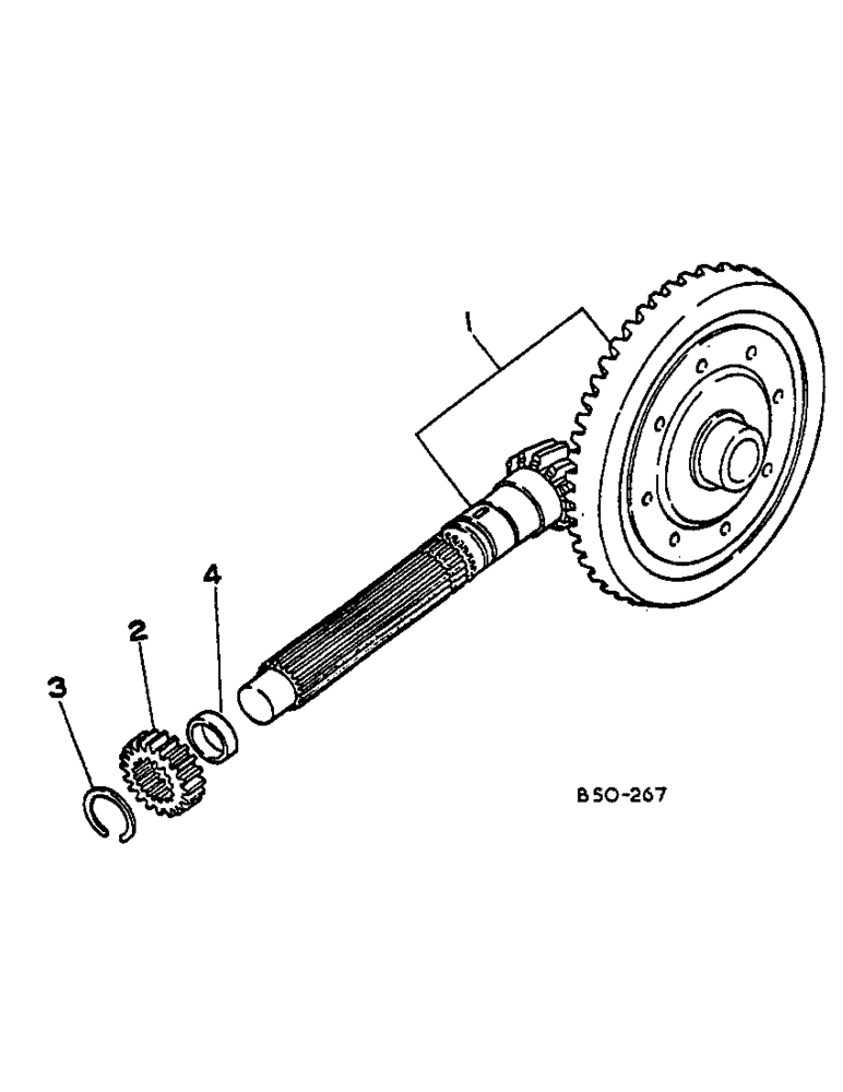 Схема запчастей Case IH 884 - (07-59) - BEVEL GEAR MAIN SHAFT, ALL WHEEL DRIVE, ZF AXLE (04) - Drive Train