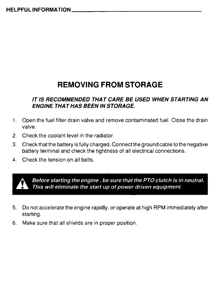 Схема запчастей Case IH 4390T - (046) - HELPFUL INFORMATION 