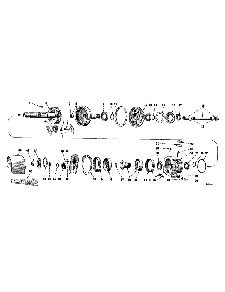 Схема запчастей Case IH SUPER M - (274) - CHASSIS, INDEPENDENT POWER TAKE-OFF REAR UNIT, FOR TRACTORS 60001 UP (12) - CHASSIS