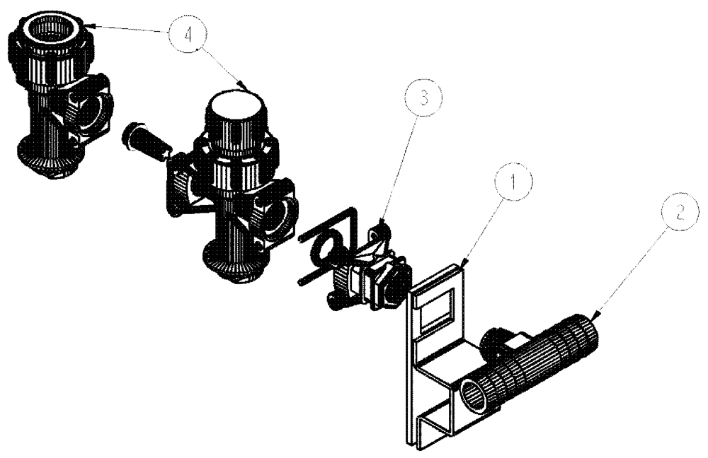 Схема запчастей Case IH 3185 - (11-010) - 2-WAY WILGER, ASSEMBLY Options