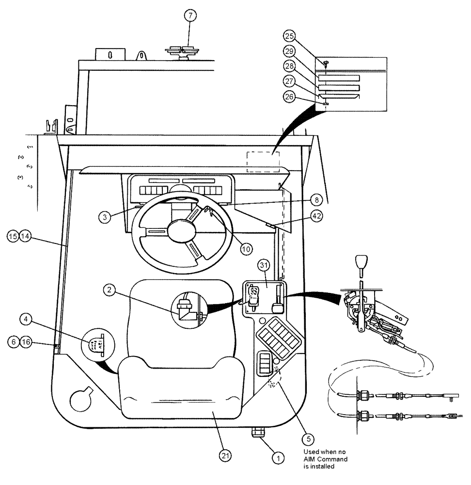 Схема запчастей Case IH 3150 - (01-002) - CONTROLS, ELECTRICAL Cab Interior