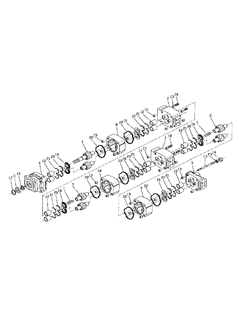 Схема запчастей Case IH 7700 - (B04-08) - HYDRAULIC PUMP, 6CT/M11-250 Hydraulic Components & Circuits