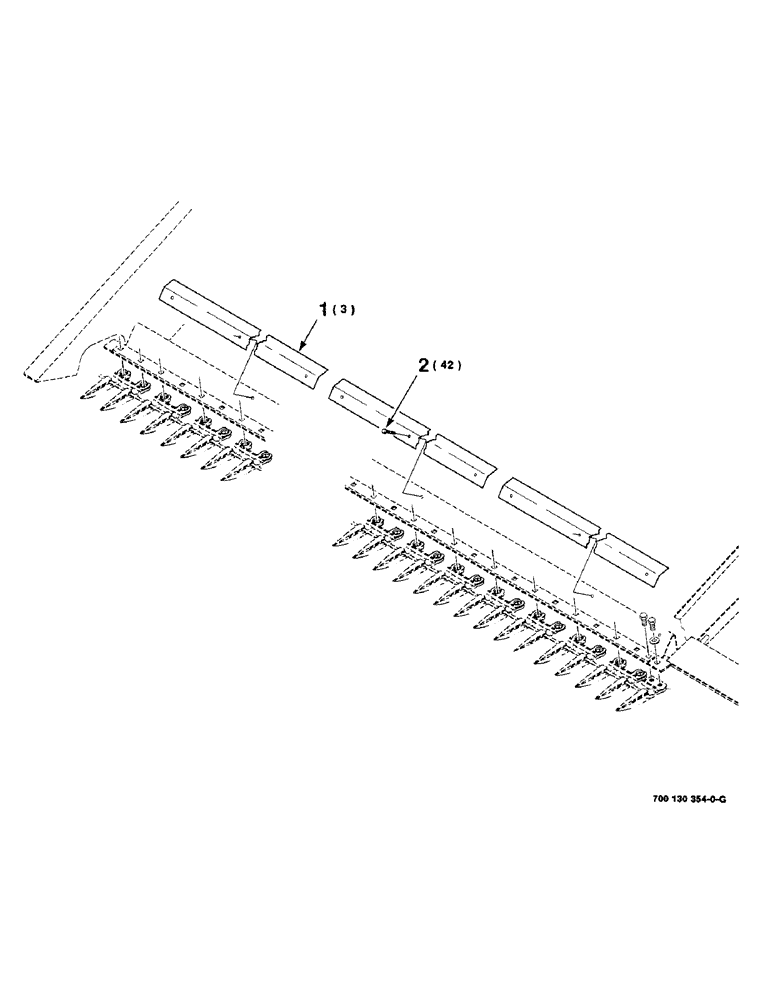 Схема запчастей Case IH 8210 - (9-14) - DRAPER GUARD KIT, 700130355 DRAPER GUARD KIT COMPLETE (88) - ACCESSORIES