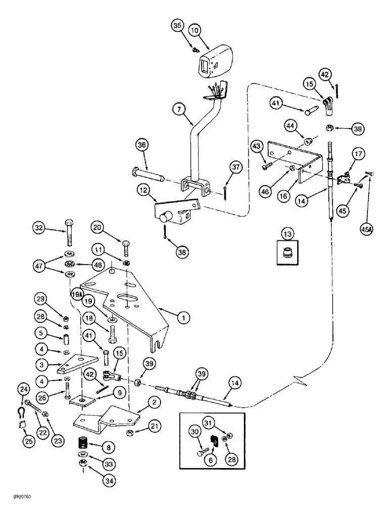 Схема запчастей Case IH 2022 - (6-22) - PROPULSION CONTROLS (03) - POWER TRAIN