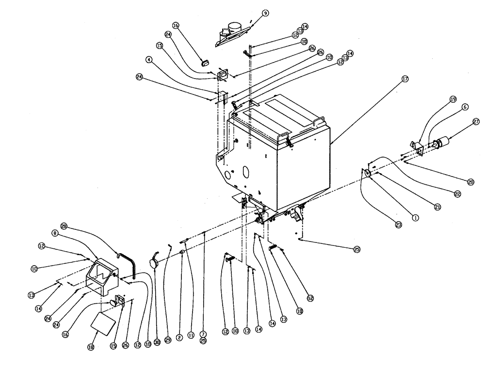 Схема запчастей Case IH FLX810 - (02-012) - PARTS GROUP, DOUBLE BIN W/AUGER, LH, 50 CU. FT Bin Group