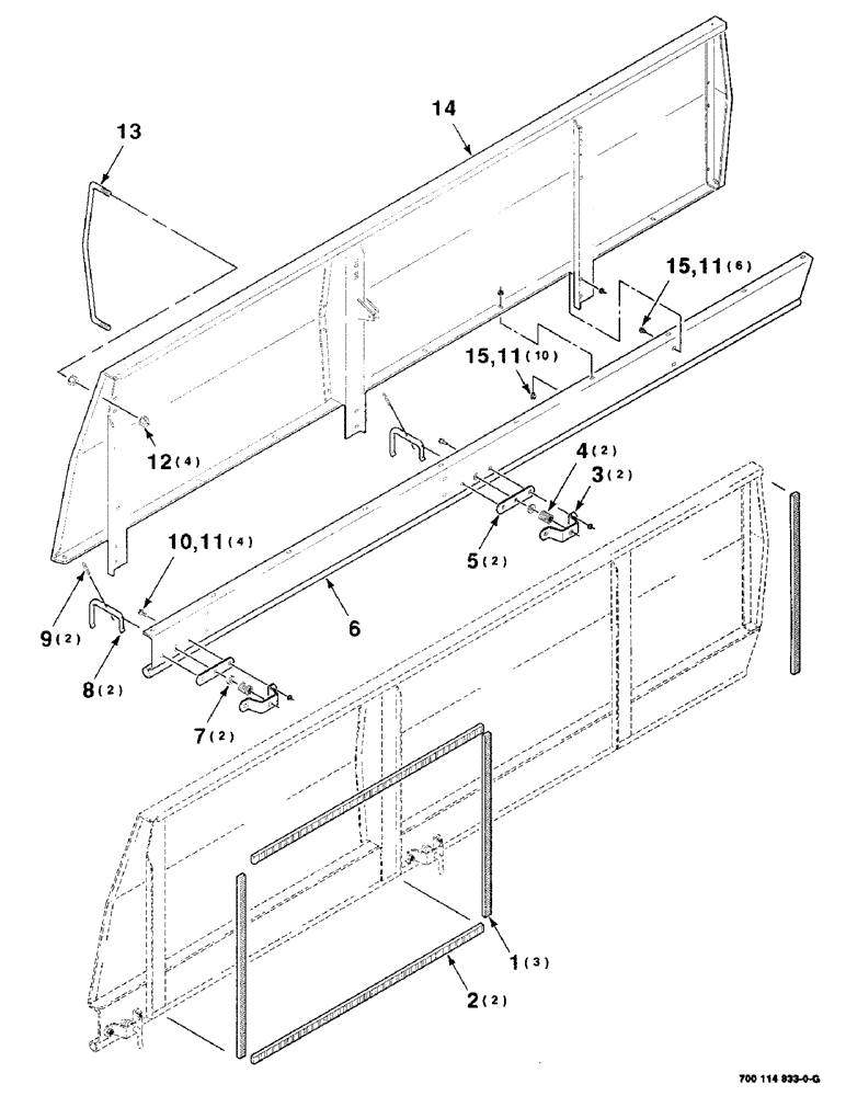 Схема запчастей Case IH 8850 - (07-28) - PANEL STYLING SIDE ASSEMBLY, RIGHT (09) - CHASSIS