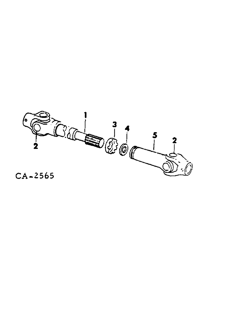 Схема запчастей Case IH 50 - (H-3) - 50 SNOW THROWER, UNIVERSAL DRIVE 