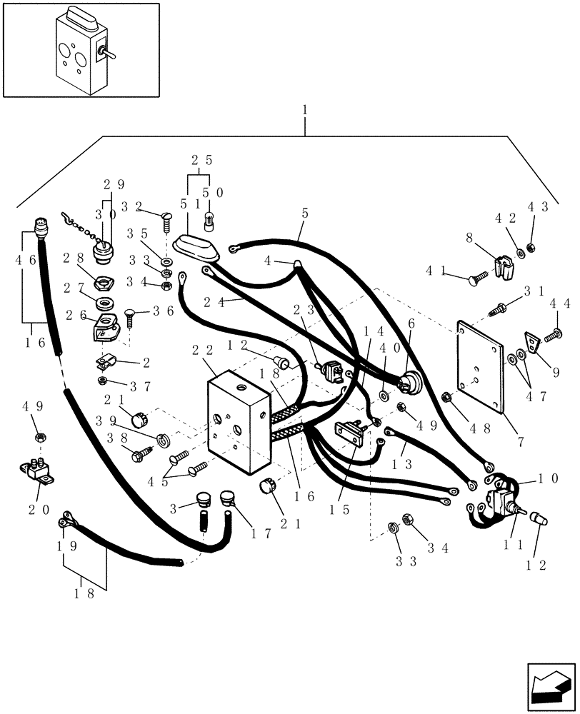 Схема запчастей Case IH RBX442 - (06.16) - ELECTRIC WRAPPER, CONTROL BOX (06) - ELECTRICAL SYSTEMS