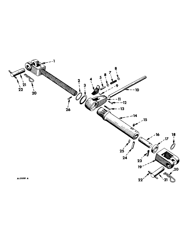 Схема запчастей Case IH 711 - (R-16) - HAND LIFT ATTACHMENT 