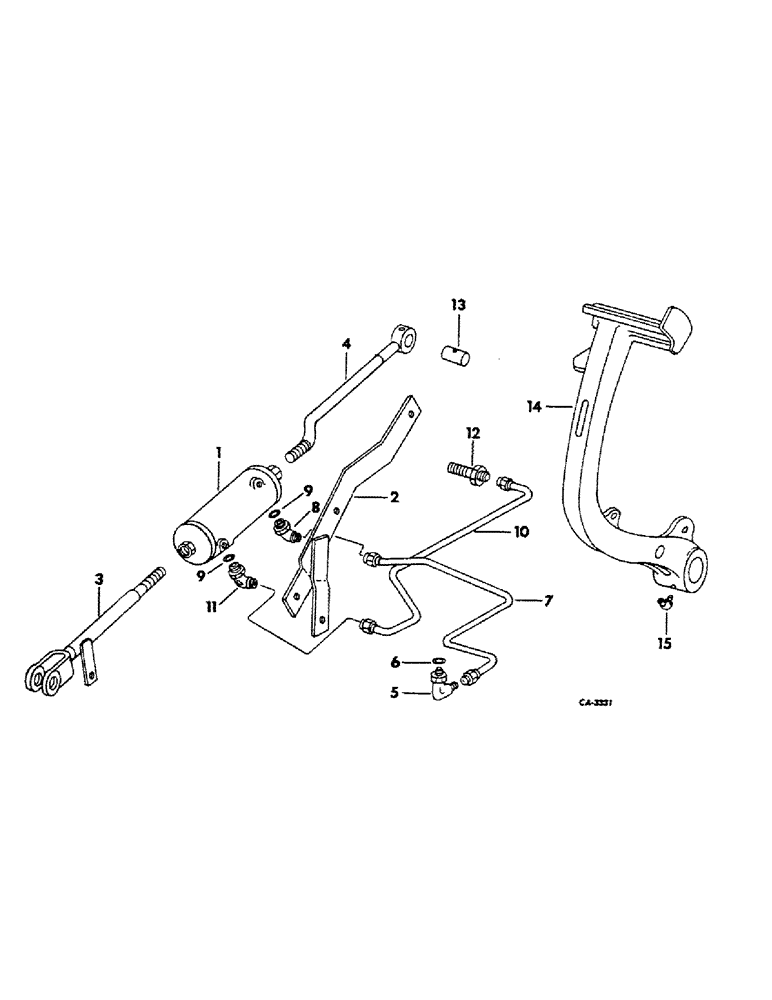 Схема запчастей Case IH 1066 - (07-09) - DRIVE TRAIN, HYDRAULIC POWERED CLUTCH CONTROL, TRACTORS WITH CUSTOM CAB (04) - Drive Train