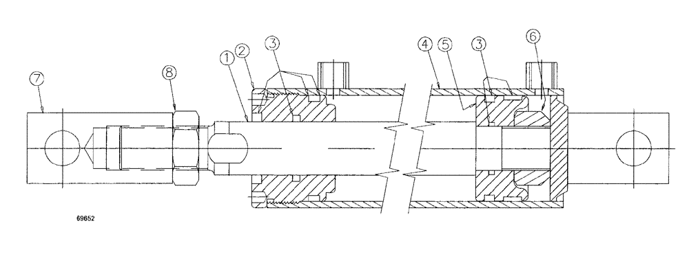 Схема запчастей Case IH SPX3185 - (159) - CYLINDERS, BOOM LEVEL, 90 BOOM (35) - HYDRAULIC SYSTEMS