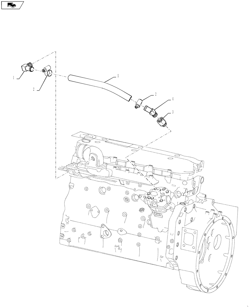 Схема запчастей Case IH 3330 - (10.250.01) - AIR INTAKE GROUP, AIR COMPRESSOR (10) - ENGINE