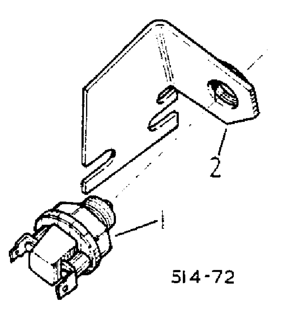 Схема запчастей Case IH 674 - (08-11[A]) - BRAKE LIGHT SWITCH AND BRACKET (06) - ELECTRICAL