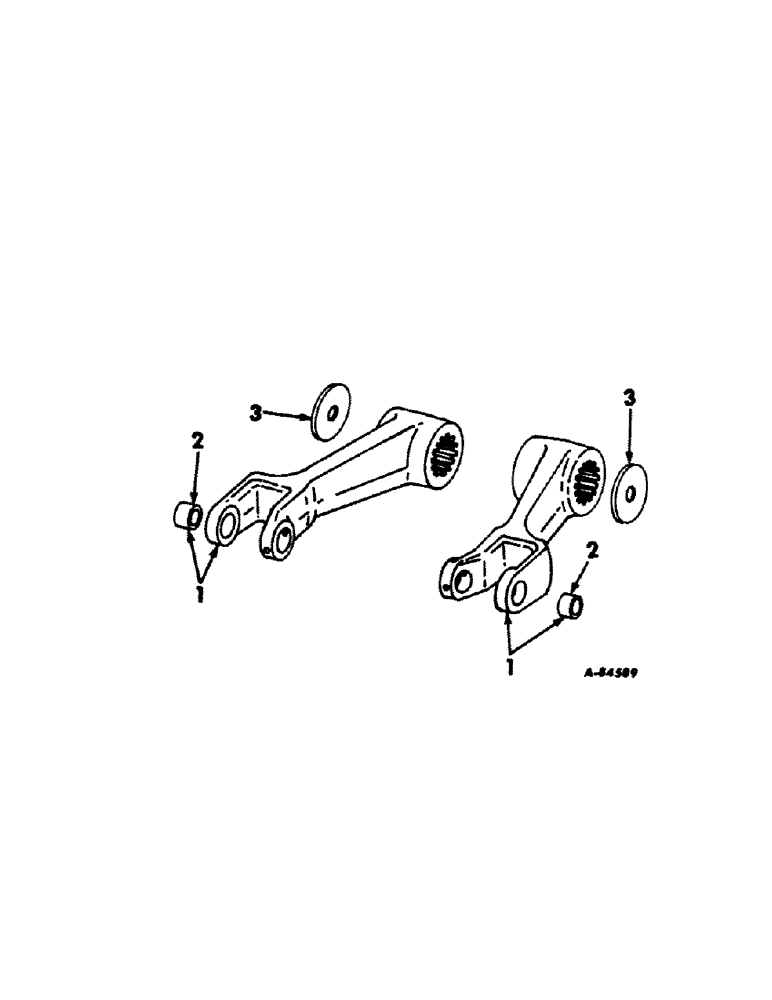 Схема запчастей Case IH 1256 - (F-16[A]) - HYDRAULIC SYSTEM, ROCKSHAFT ARMS, TRACTORS WITH DRAFT CONTROL OR DRAFT SENSING (07) - HYDRAULIC SYSTEM