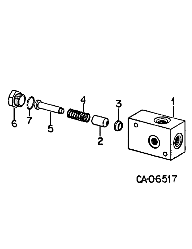 Схема запчастей Case IH 4786 - (10-18) - HYDRAULICS, REGULATOR VALVE (07) - HYDRAULICS