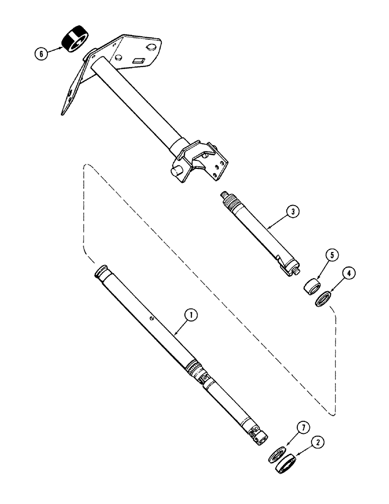 Схема запчастей Case IH 2394 - (5-04) - STEERING COLUMN (05) - STEERING