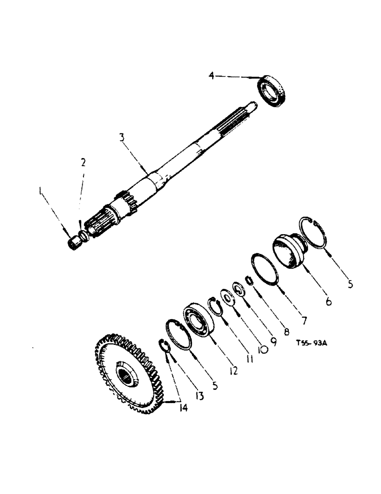 Схема запчастей Case IH 444 - (6-47) - FULL FORWARD AND REVERSE ATTACHMENT, P.T.O. DRIVING SHAFT AND GEARS, HEAVY DUTY SINGLE CLUTCH (06) - POWER TRAIN