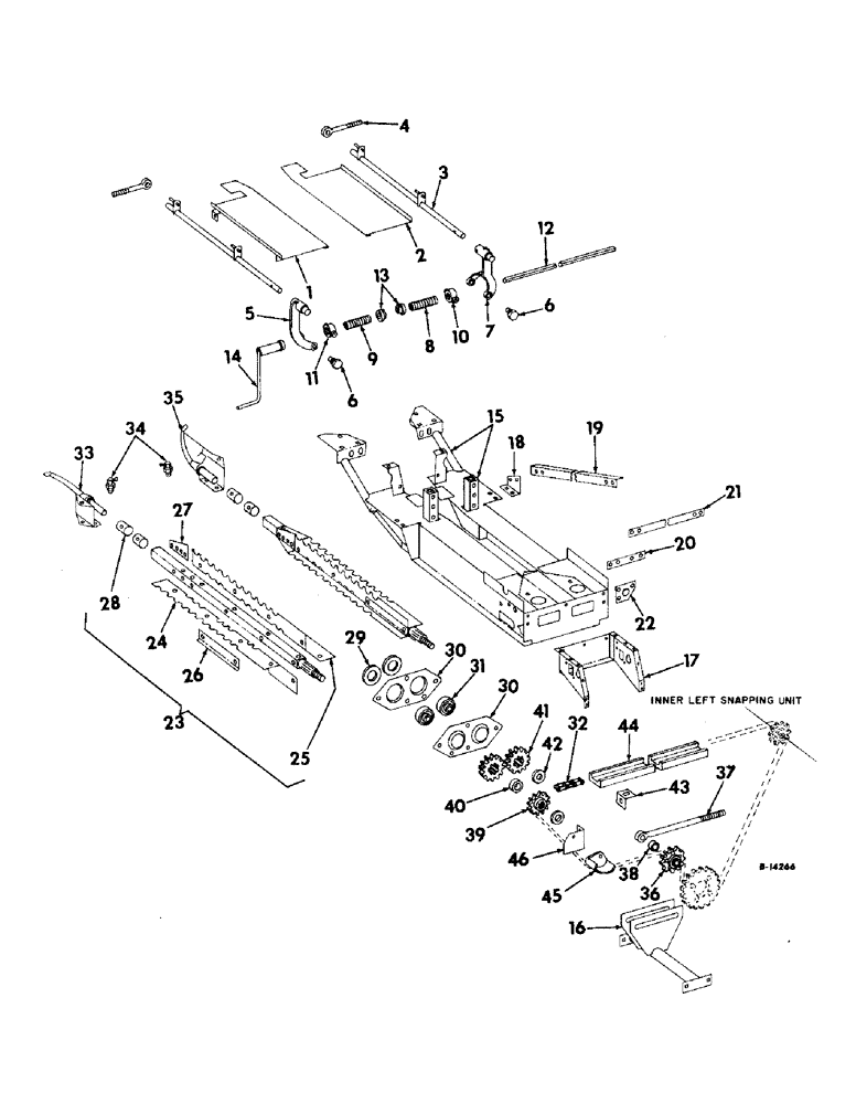 Схема запчастей Case IH 429N - (D-10) - STALK ROLL FRAME, ROLLS AND DRIVE (58) - ATTACHMENTS/HEADERS