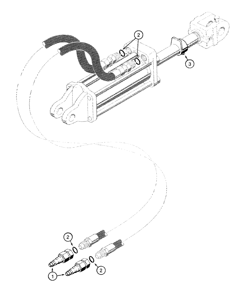 Схема запчастей Case IH 770 - (08-15) - HYDRAULIC COUPLERS AND CYLINDER STOPS (08) - HYDRAULICS