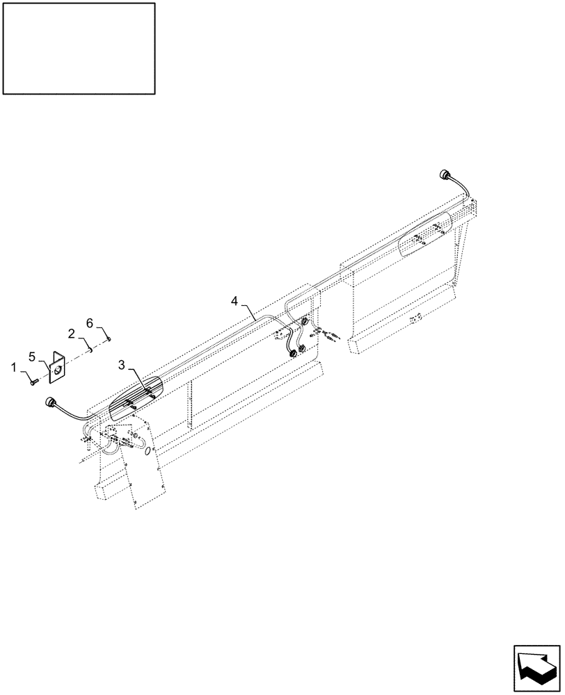 Схема запчастей Case IH 2040 - (18.87550858[01]) - DIA : VERTICAL RAPESEED KNIFE HEADER WIRING KIT - LEFT HAND SIDE (18) - ACCESSORIES