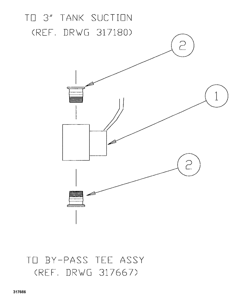 Схема запчастей Case IH SPX3200B - (150) - BY-PASS VALVE ASSEMBLY (78) - SPRAYING