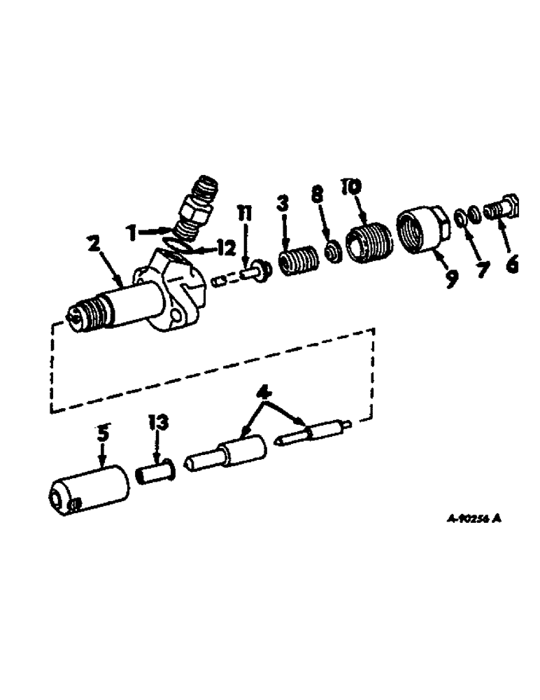 Схема запчастей Case IH 2500 - (12-044) - INJECTION NOZZLE, BOSCH INJECTION Power