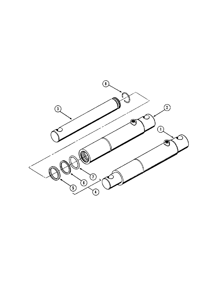 Схема запчастей Case IH 650 - (26[A]) - HEADER LIFT CYLINDER 