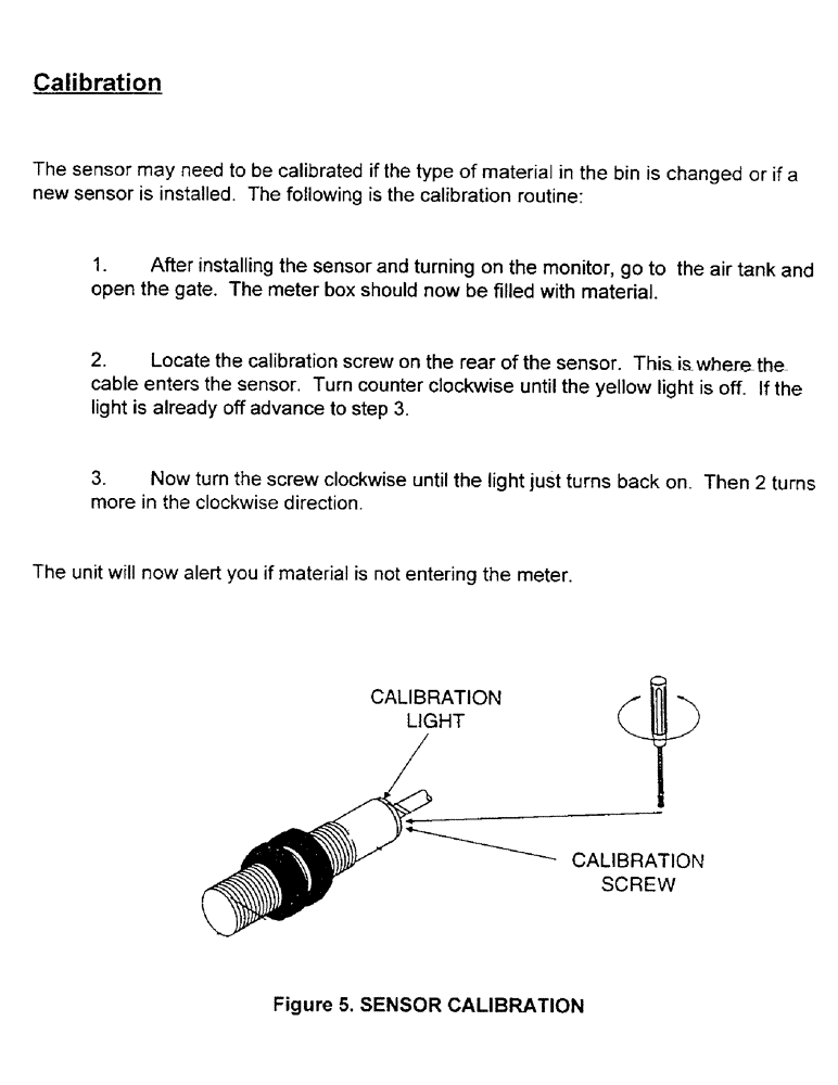 Схема запчастей Case IH 1100 - (C19) - CALIBRATION 
