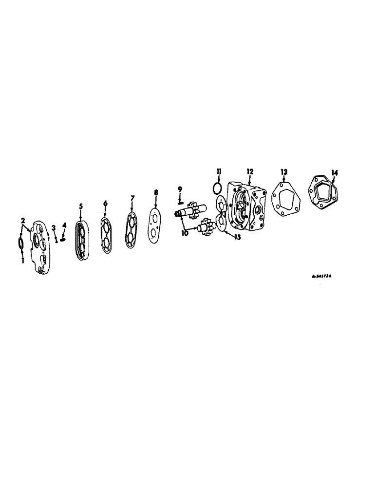 Схема запчастей Case IH HYDRO 70 - (10-15) - HYDRAULICS, HYDRAULIC PUMP, CESSNA 17 GPM (07) - HYDRAULICS