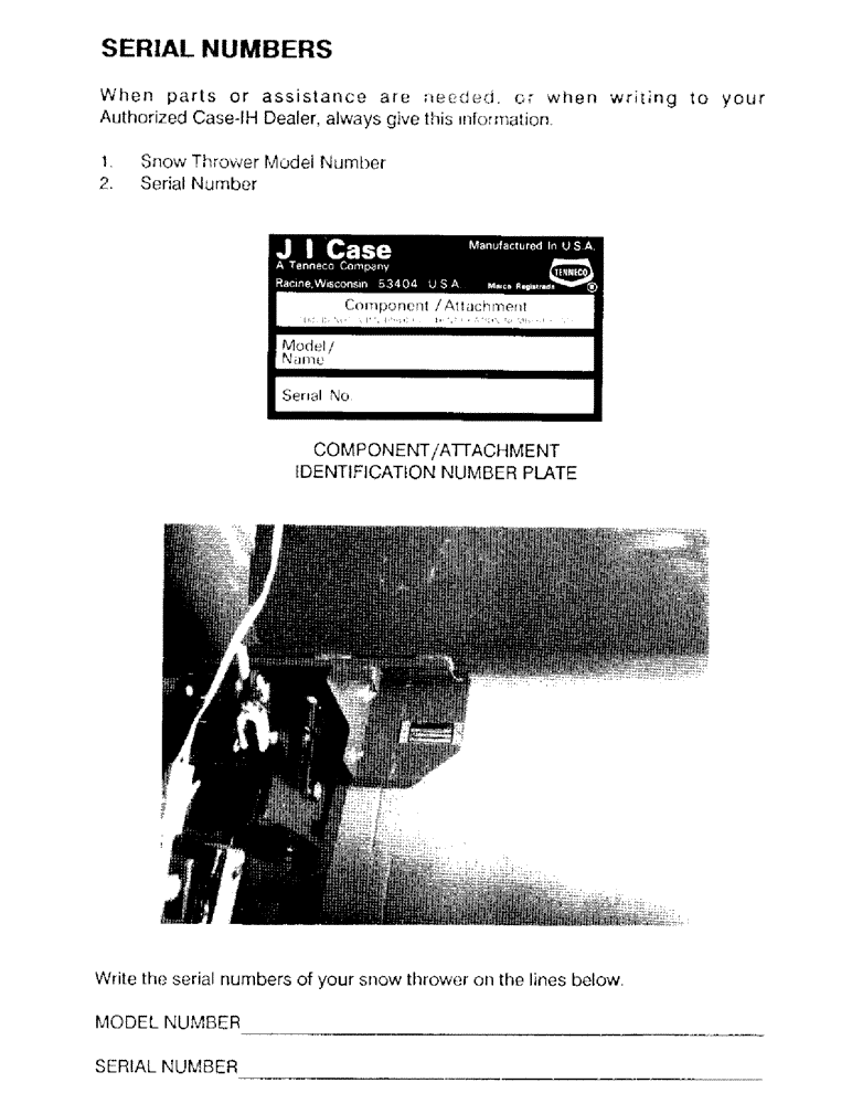 Схема запчастей Case IH ST148 - (01B) - SERIAL NUMBERS 