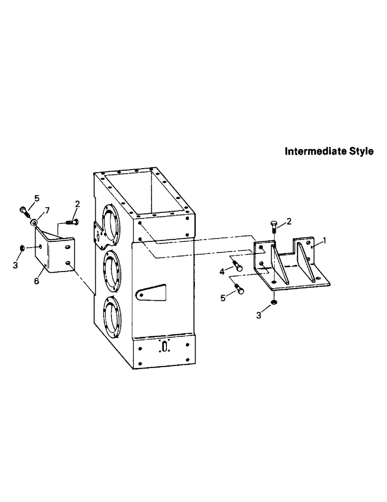 Схема запчастей Case IH PT225 - (04-65) - TWO-SPEED TRANSFER CASE MOUNTING (04) - Drive Train